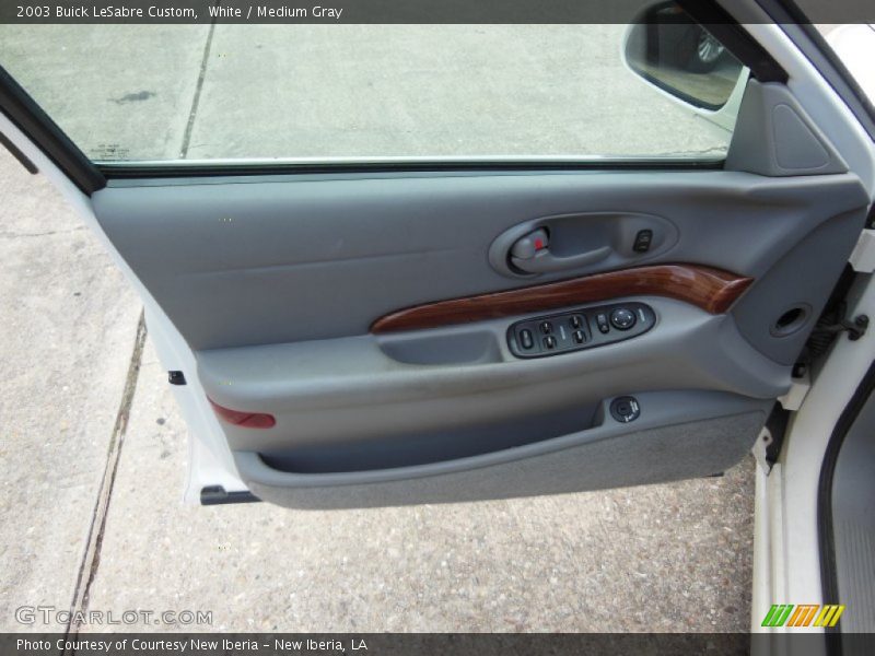White / Medium Gray 2003 Buick LeSabre Custom