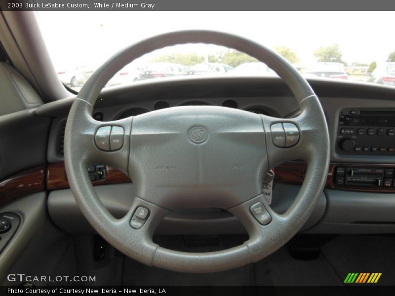 White / Medium Gray 2003 Buick LeSabre Custom
