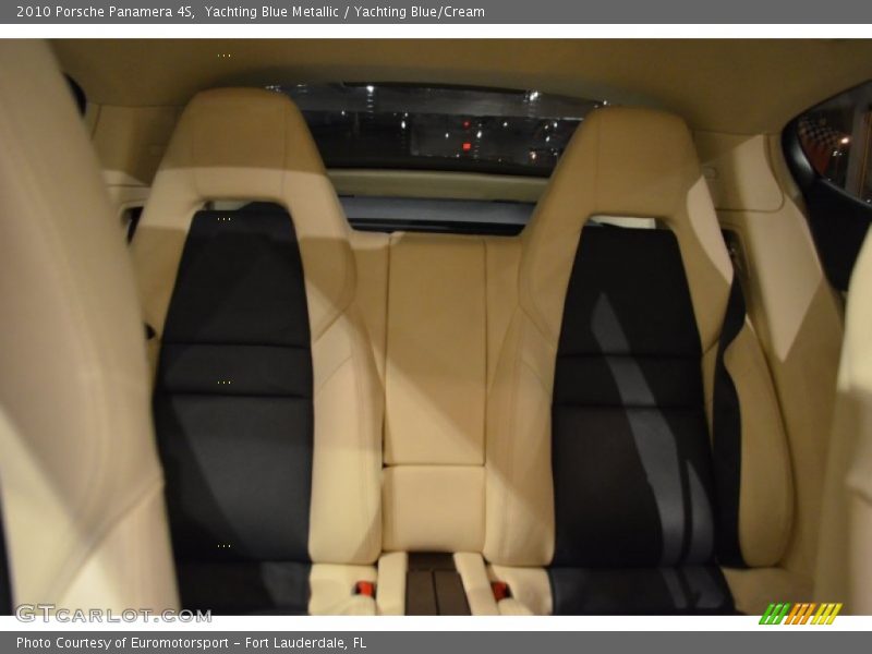 Yachting Blue Metallic / Yachting Blue/Cream 2010 Porsche Panamera 4S