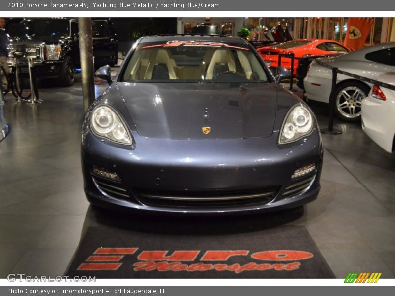 Yachting Blue Metallic / Yachting Blue/Cream 2010 Porsche Panamera 4S