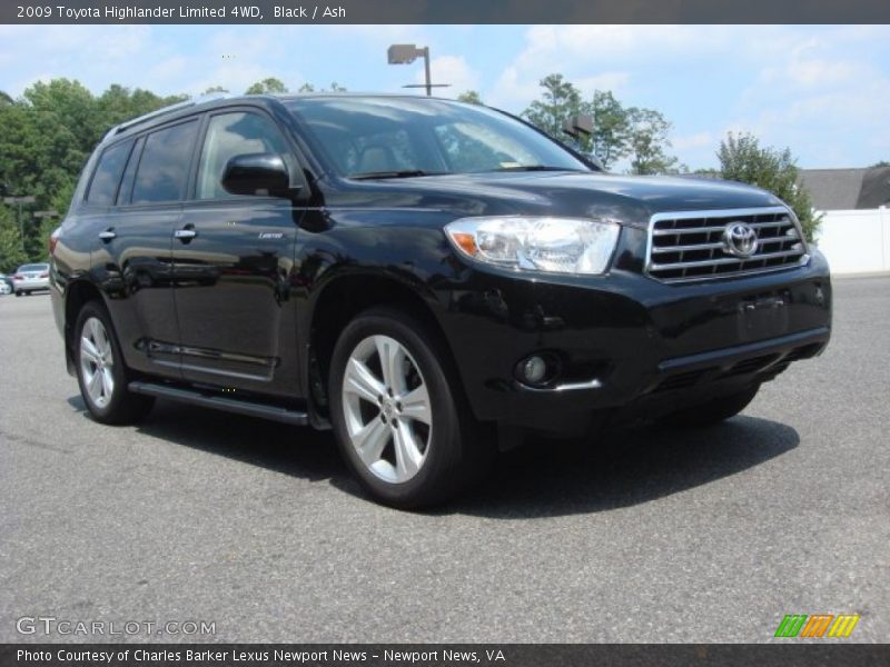 Black / Ash 2009 Toyota Highlander Limited 4WD