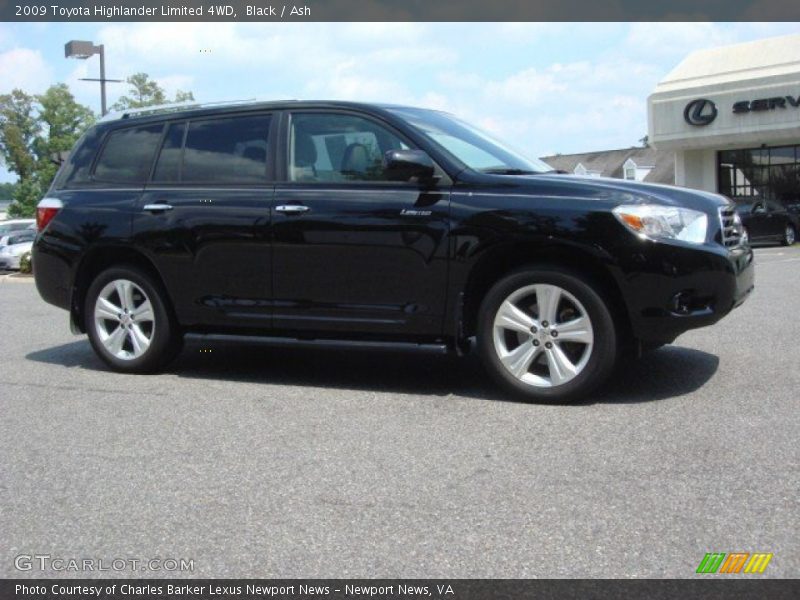 Black / Ash 2009 Toyota Highlander Limited 4WD