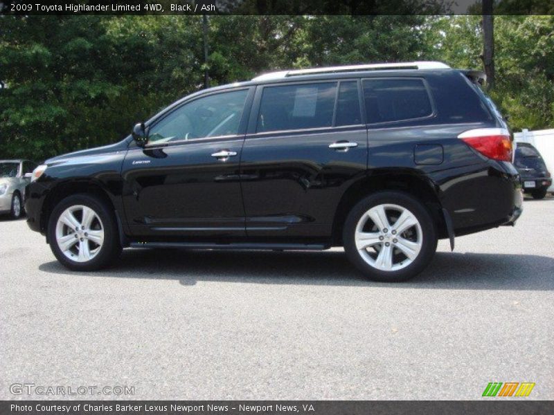 Black / Ash 2009 Toyota Highlander Limited 4WD