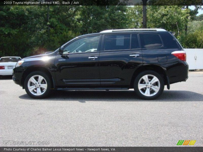 Black / Ash 2009 Toyota Highlander Limited 4WD