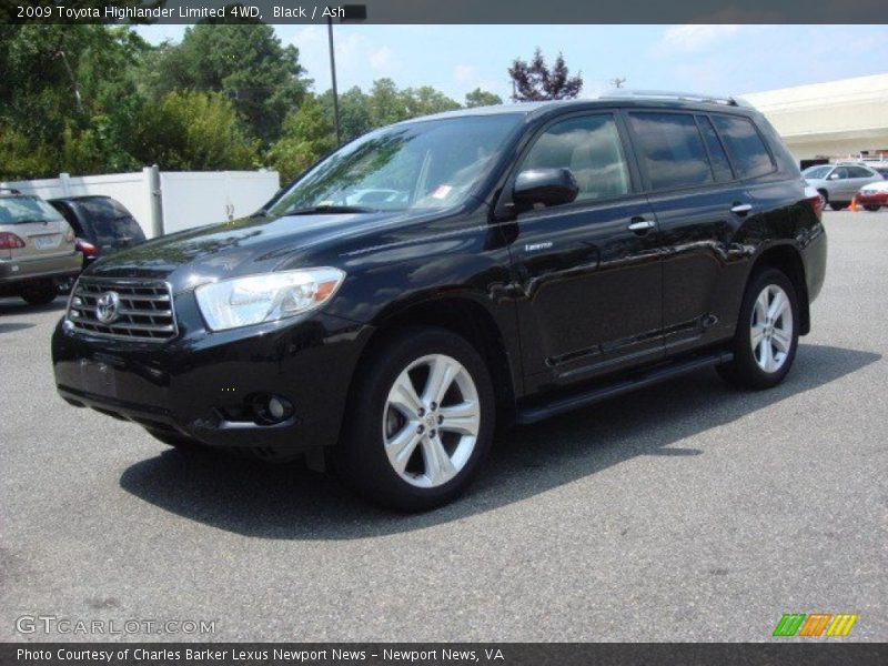 Black / Ash 2009 Toyota Highlander Limited 4WD