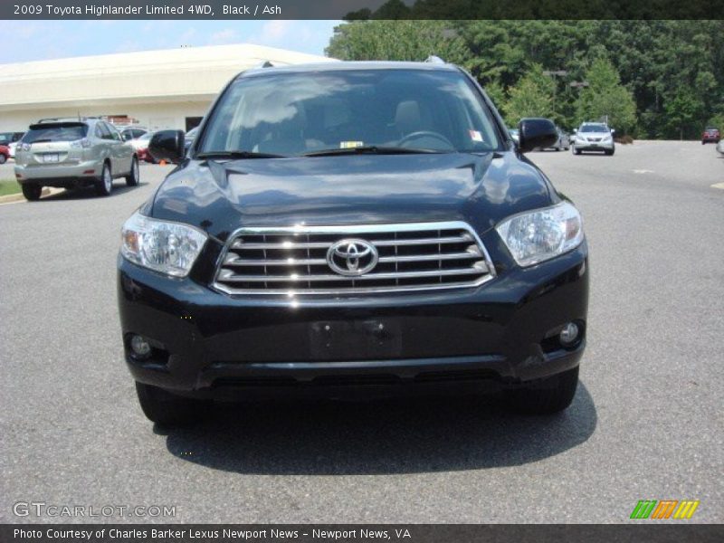 Black / Ash 2009 Toyota Highlander Limited 4WD
