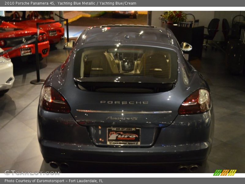 Yachting Blue Metallic / Yachting Blue/Cream 2010 Porsche Panamera 4S