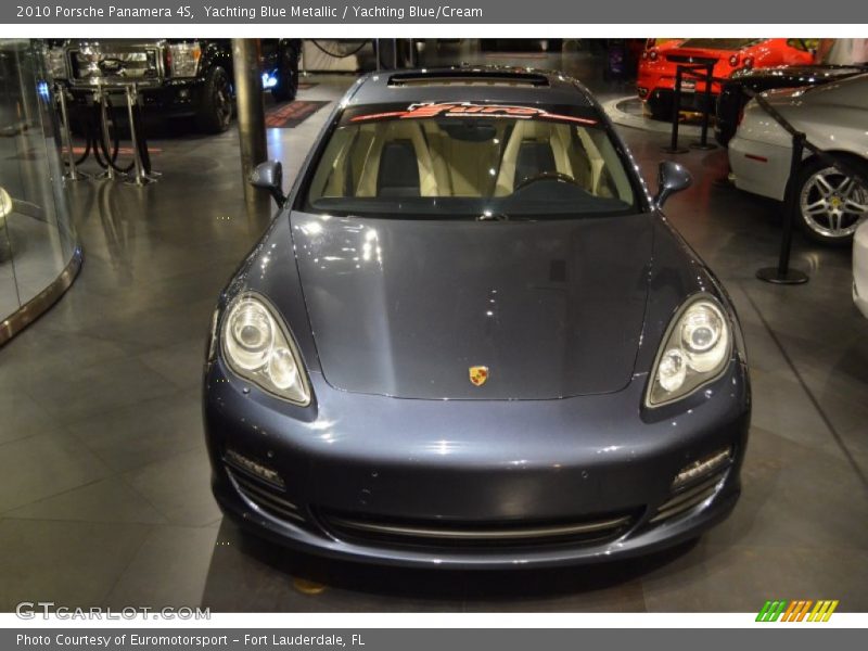 Yachting Blue Metallic / Yachting Blue/Cream 2010 Porsche Panamera 4S