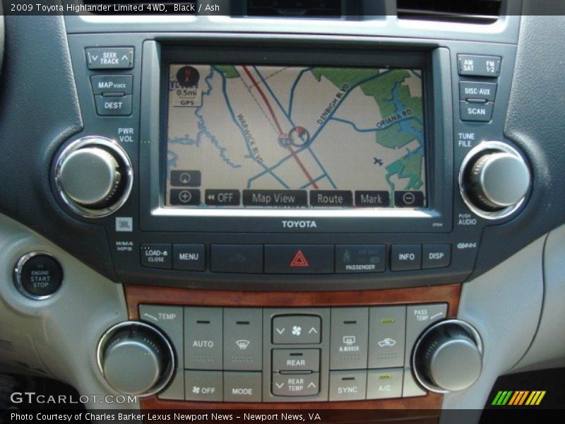 Black / Ash 2009 Toyota Highlander Limited 4WD