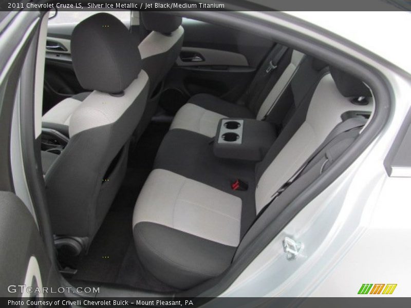 Silver Ice Metallic / Jet Black/Medium Titanium 2011 Chevrolet Cruze LS