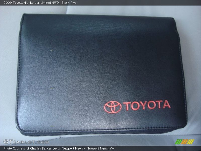 Black / Ash 2009 Toyota Highlander Limited 4WD