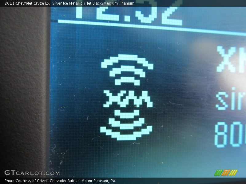 Silver Ice Metallic / Jet Black/Medium Titanium 2011 Chevrolet Cruze LS
