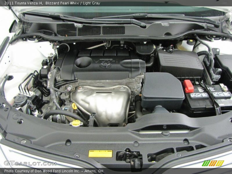 Blizzard Pearl White / Light Gray 2011 Toyota Venza I4