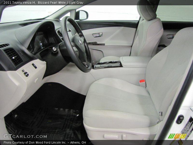 Blizzard Pearl White / Light Gray 2011 Toyota Venza I4