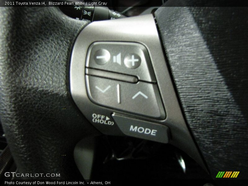 Blizzard Pearl White / Light Gray 2011 Toyota Venza I4