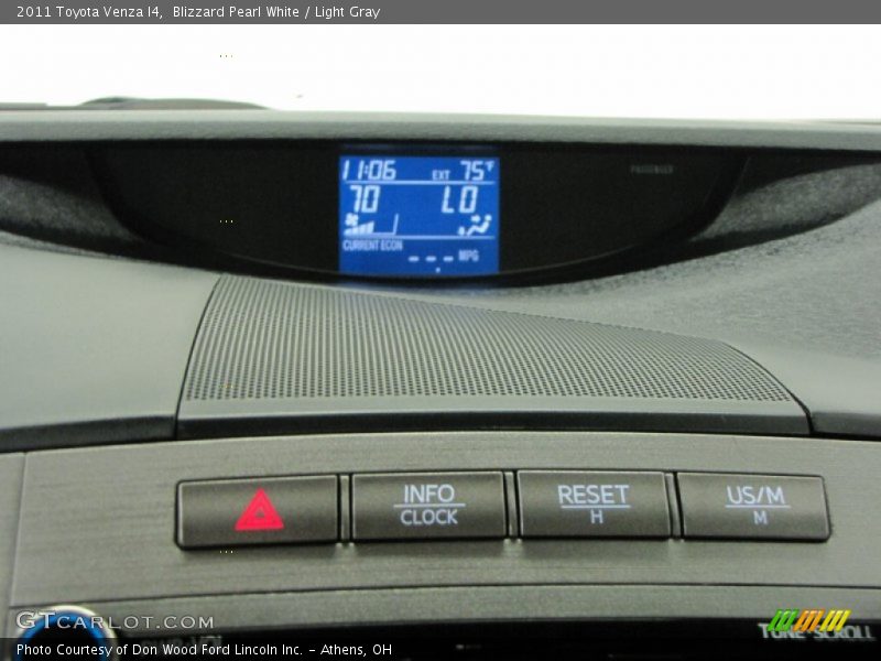 Blizzard Pearl White / Light Gray 2011 Toyota Venza I4