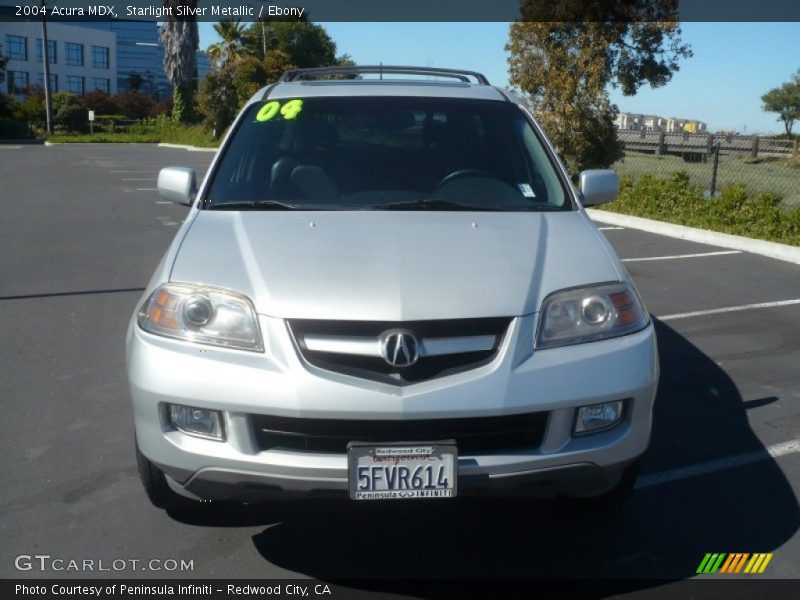 Starlight Silver Metallic / Ebony 2004 Acura MDX