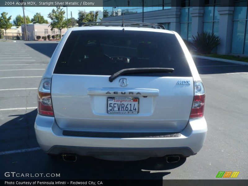 Starlight Silver Metallic / Ebony 2004 Acura MDX