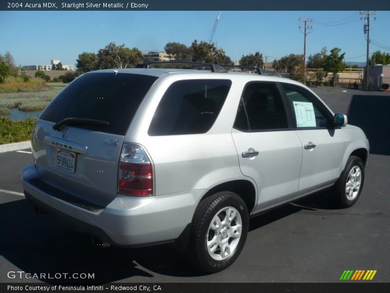 Starlight Silver Metallic / Ebony 2004 Acura MDX