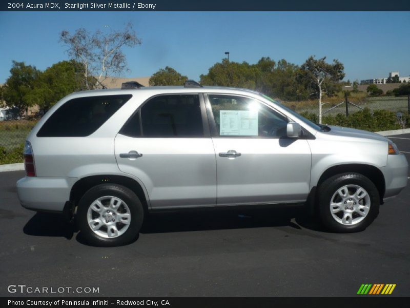 Starlight Silver Metallic / Ebony 2004 Acura MDX