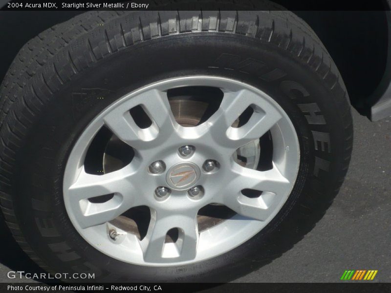 Starlight Silver Metallic / Ebony 2004 Acura MDX