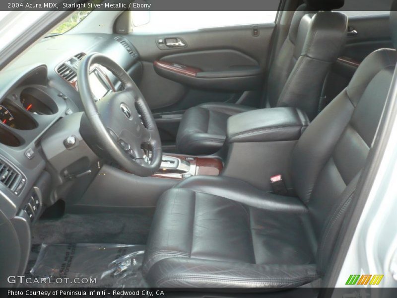 Starlight Silver Metallic / Ebony 2004 Acura MDX