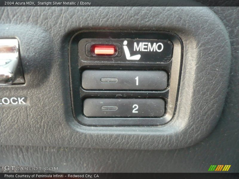 Starlight Silver Metallic / Ebony 2004 Acura MDX