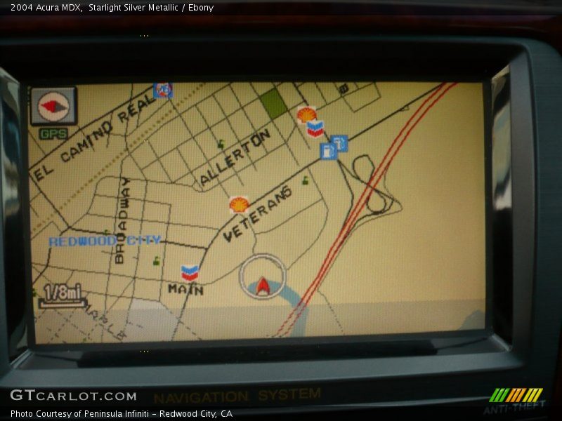 Starlight Silver Metallic / Ebony 2004 Acura MDX