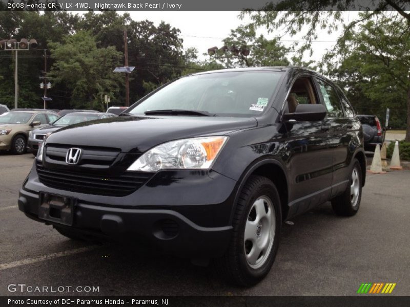 Nighthawk Black Pearl / Ivory 2008 Honda CR-V LX 4WD