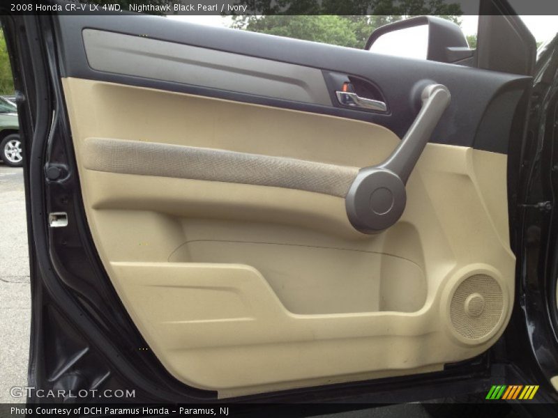 Nighthawk Black Pearl / Ivory 2008 Honda CR-V LX 4WD
