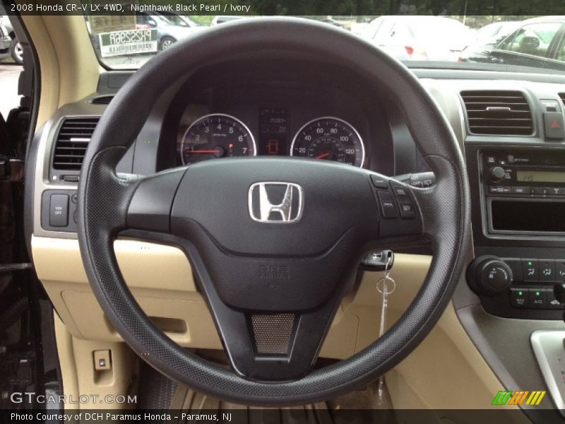 Nighthawk Black Pearl / Ivory 2008 Honda CR-V LX 4WD