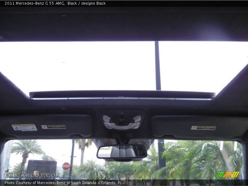 Sunroof of 2011 G 55 AMG