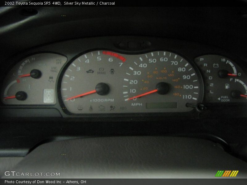 Silver Sky Metallic / Charcoal 2002 Toyota Sequoia SR5 4WD