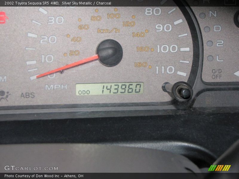 Silver Sky Metallic / Charcoal 2002 Toyota Sequoia SR5 4WD