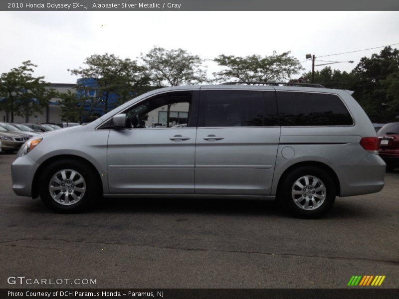 Alabaster Silver Metallic / Gray 2010 Honda Odyssey EX-L