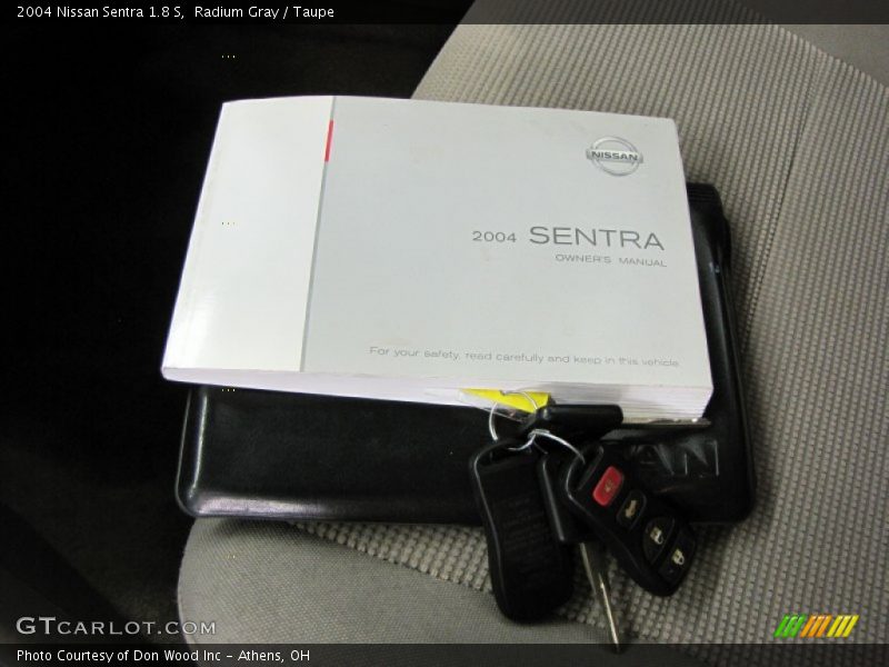 Radium Gray / Taupe 2004 Nissan Sentra 1.8 S