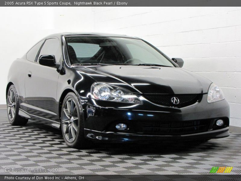Nighthawk Black Pearl / Ebony 2005 Acura RSX Type S Sports Coupe