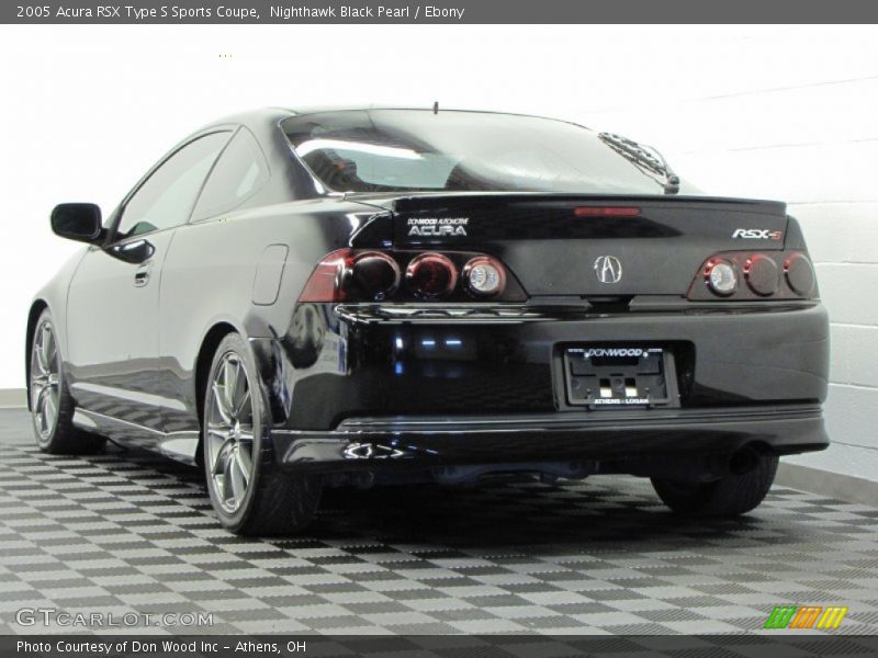 Nighthawk Black Pearl / Ebony 2005 Acura RSX Type S Sports Coupe