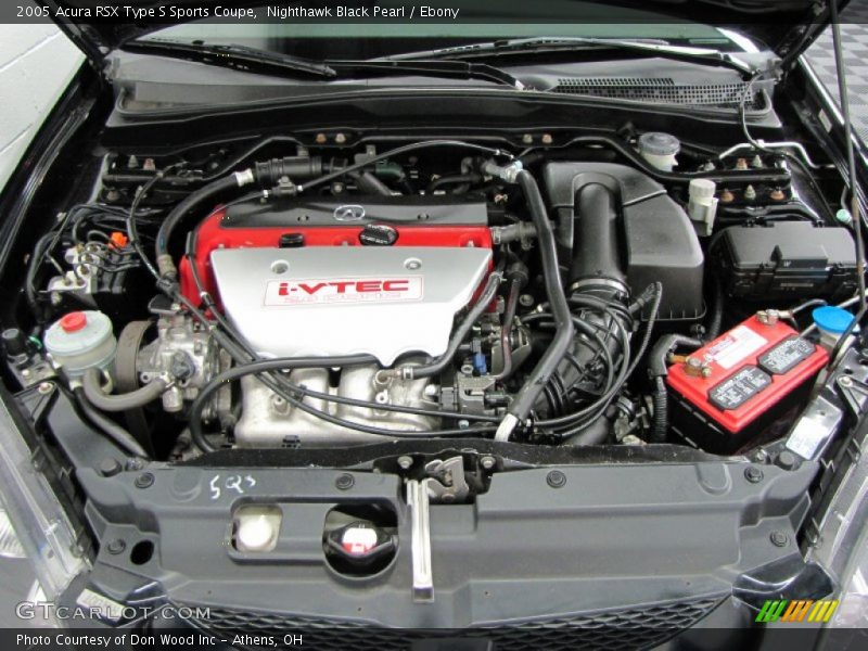 Nighthawk Black Pearl / Ebony 2005 Acura RSX Type S Sports Coupe