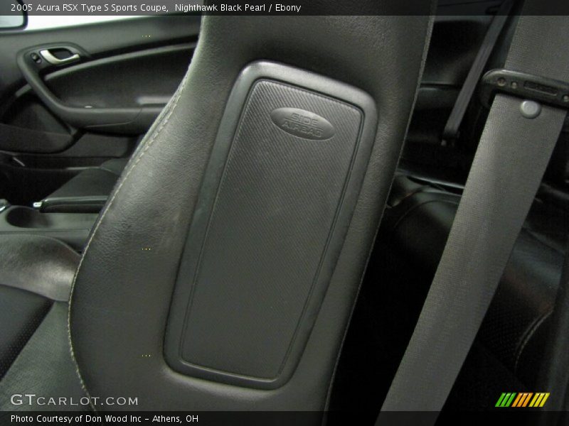 Nighthawk Black Pearl / Ebony 2005 Acura RSX Type S Sports Coupe