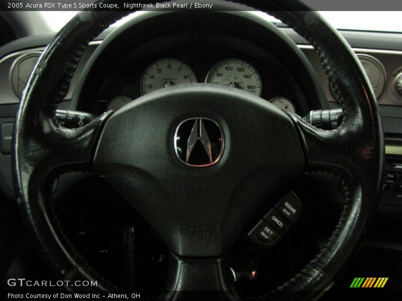 Nighthawk Black Pearl / Ebony 2005 Acura RSX Type S Sports Coupe