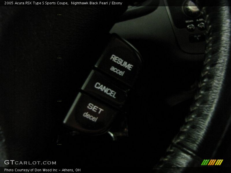 Nighthawk Black Pearl / Ebony 2005 Acura RSX Type S Sports Coupe