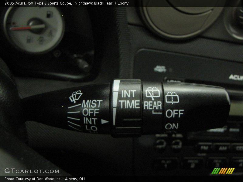Nighthawk Black Pearl / Ebony 2005 Acura RSX Type S Sports Coupe