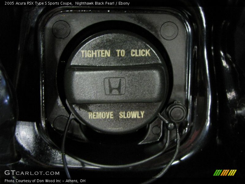 Nighthawk Black Pearl / Ebony 2005 Acura RSX Type S Sports Coupe