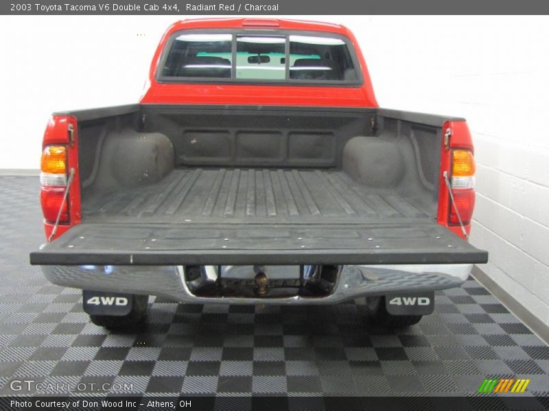 Radiant Red / Charcoal 2003 Toyota Tacoma V6 Double Cab 4x4