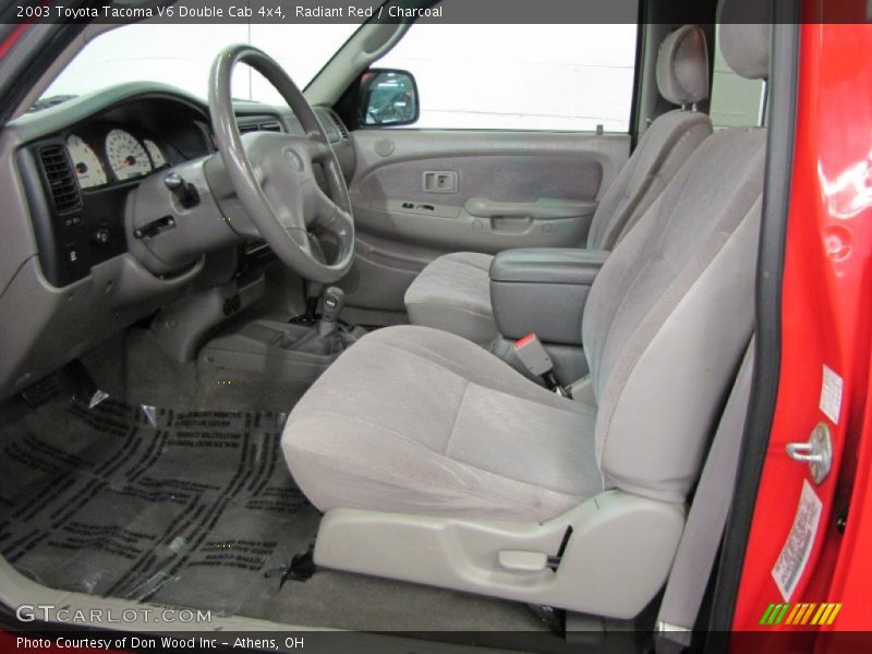 Radiant Red / Charcoal 2003 Toyota Tacoma V6 Double Cab 4x4