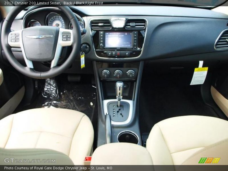 Black / Black/Light Frost 2012 Chrysler 200 Limited Sedan
