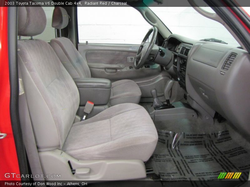 Radiant Red / Charcoal 2003 Toyota Tacoma V6 Double Cab 4x4