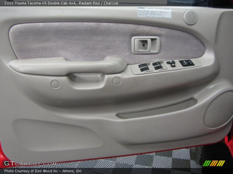 Radiant Red / Charcoal 2003 Toyota Tacoma V6 Double Cab 4x4