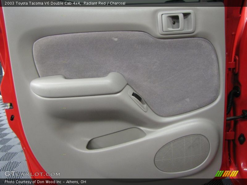 Radiant Red / Charcoal 2003 Toyota Tacoma V6 Double Cab 4x4
